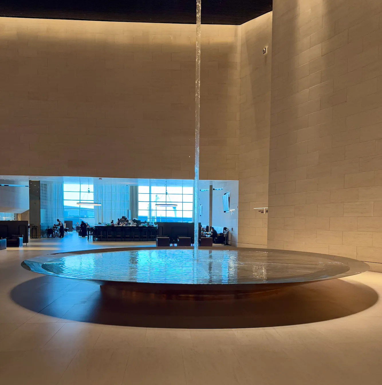 Al Safwa’s central fountain