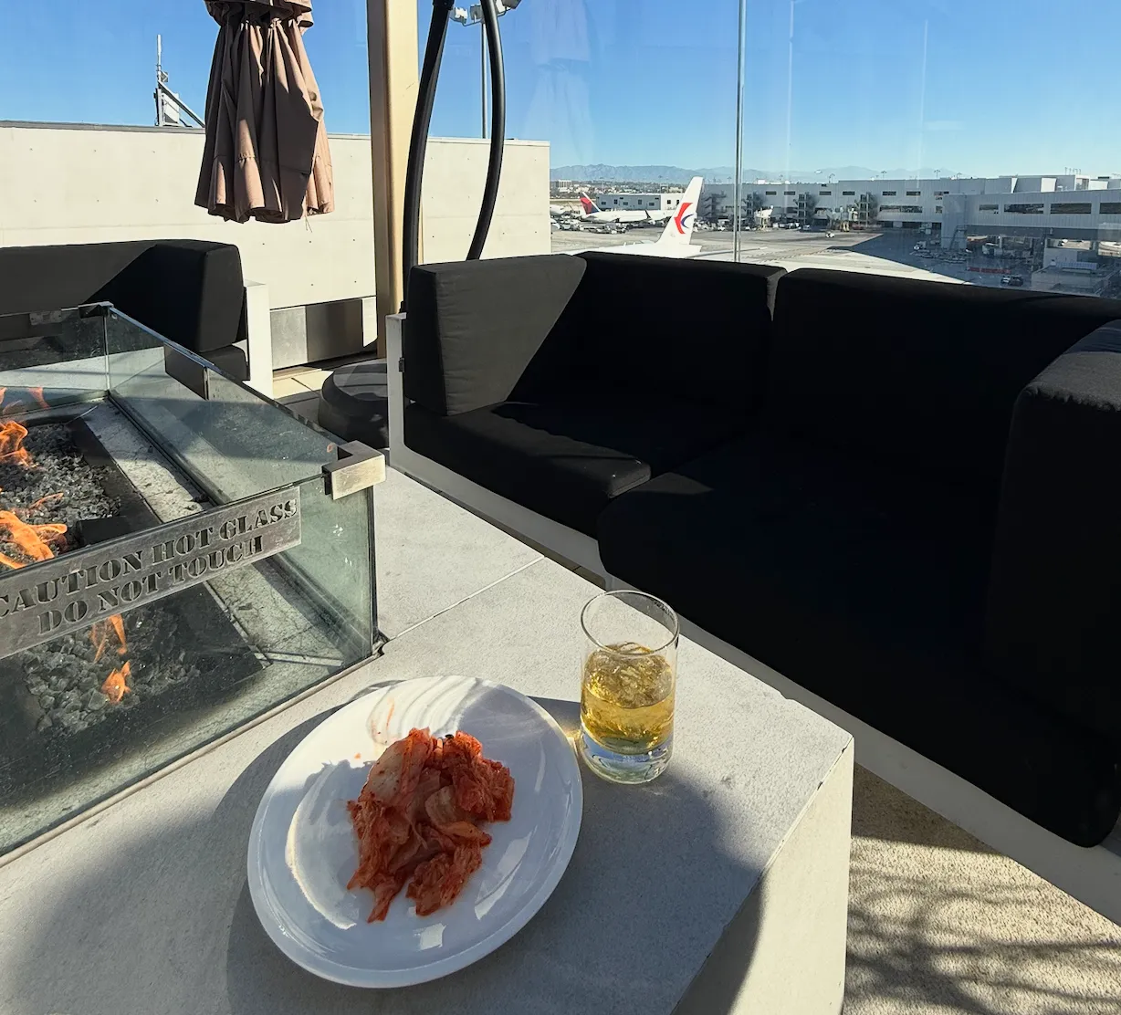 The Star Alliance Lounge Patio