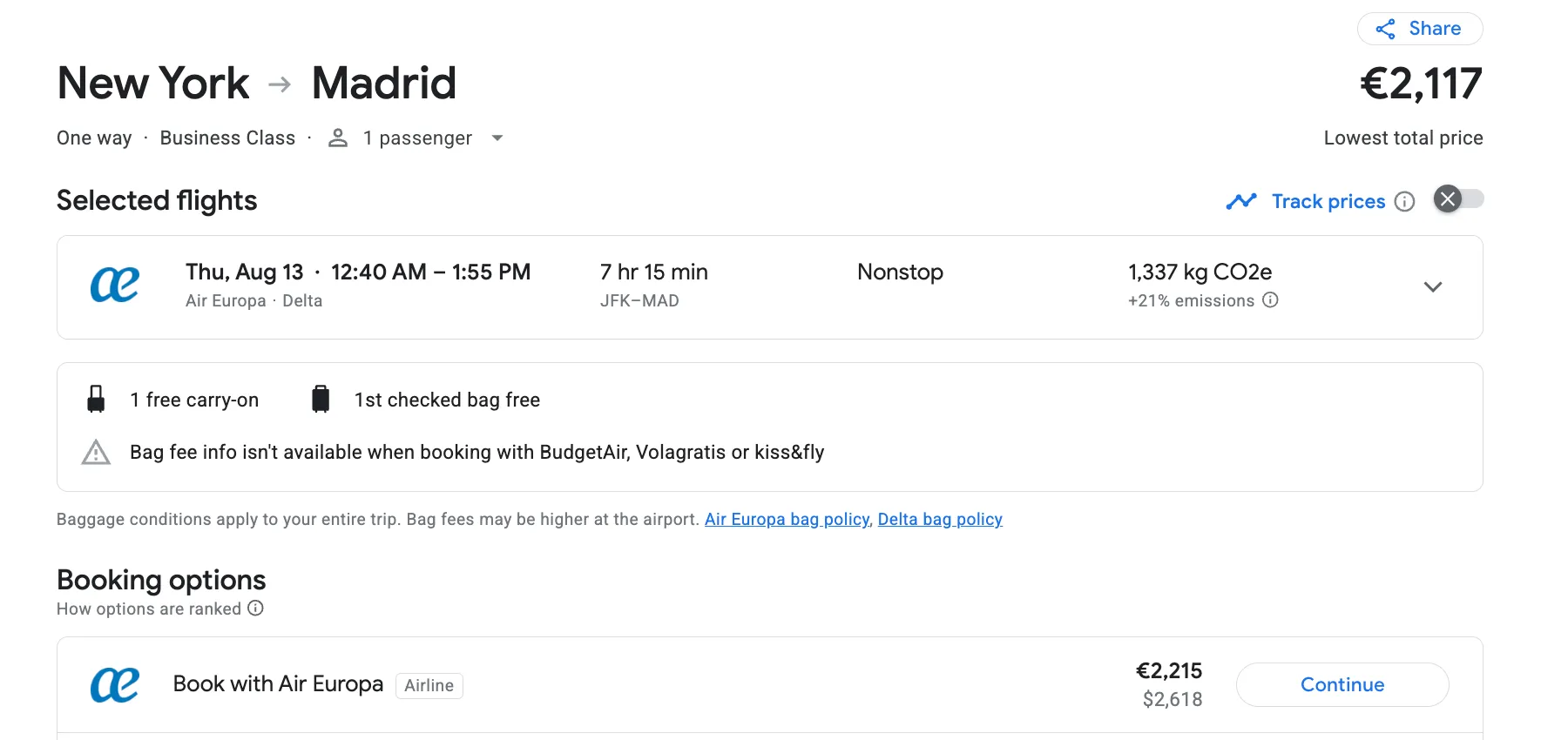 The Cheapest Way To Fly In Business Class Between North America And Europe (For Cheaper Than An Economy Class Ticket) — photograph